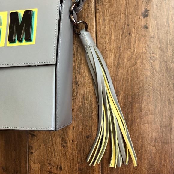 NEW MSGM BOX SATCHEL BAG W/ 3D FRONT LOGO ❤️‍🔥 - Picture 4 of 7